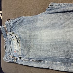 Mens DKNY Broadway Blue Jean's Boot Cut Size 34/30.